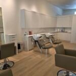 Modern hair salon interior design in Menlo Park California